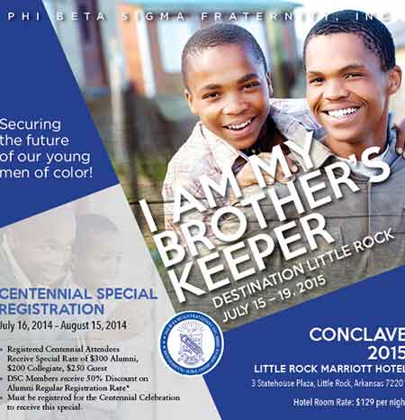 Phi Beta Sigma Fraternity 2015 Conclave Flyer
