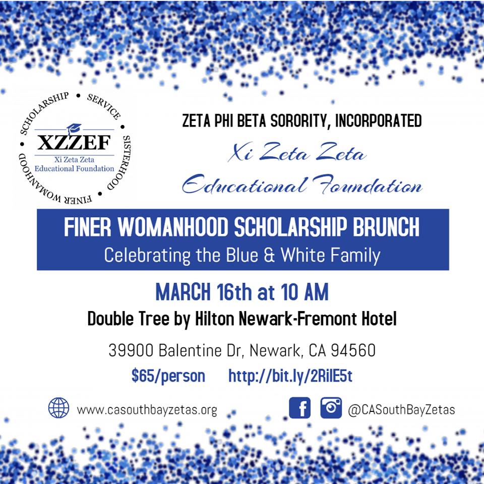 Xi Zeta Zeta Finer Womanhood Scholarship Brunch