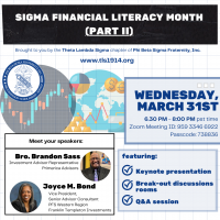 Sigma Financial Literacy Month - Part 2